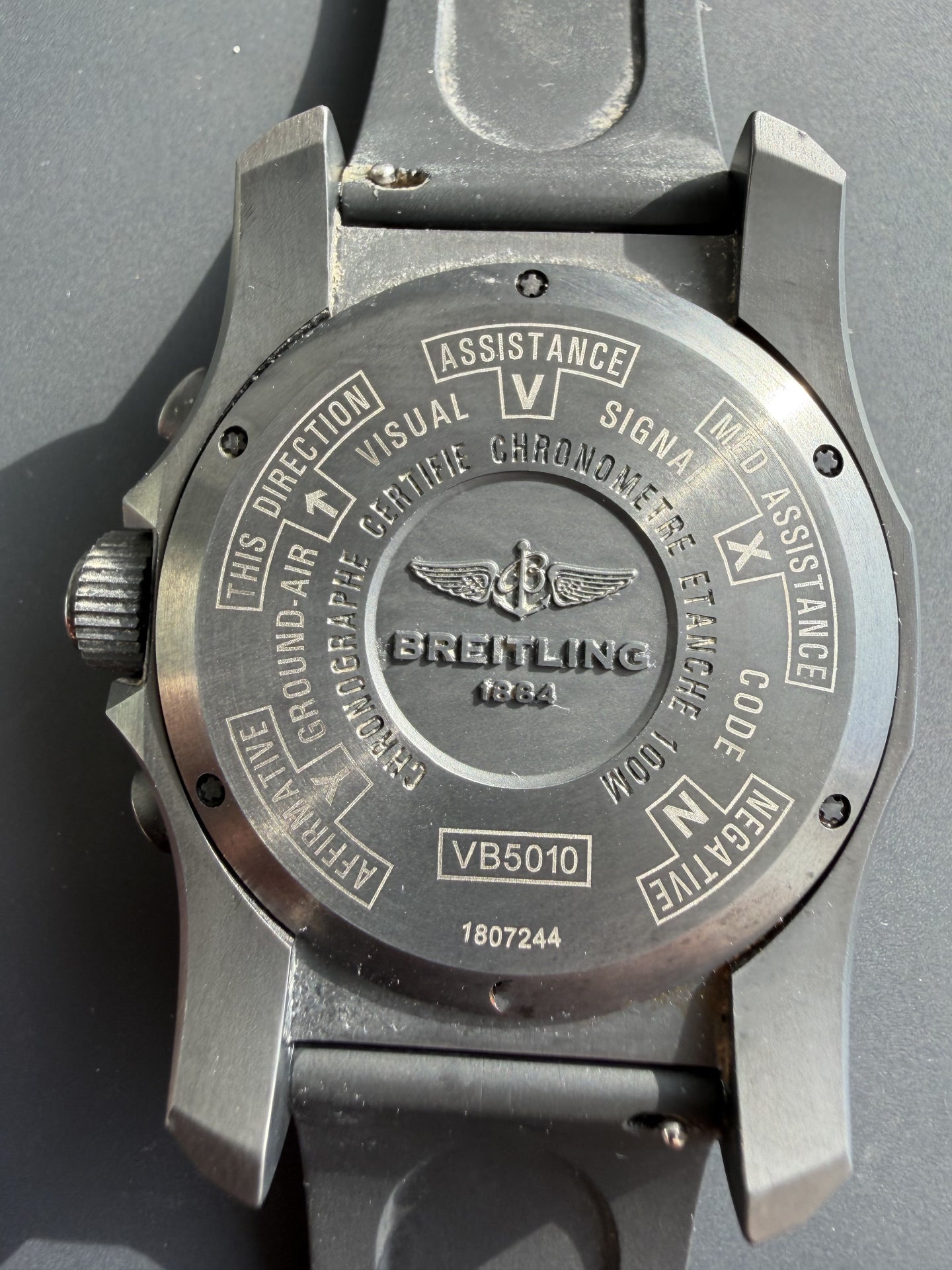 Breitling Cockpit B50 Pilots Watch - Excellent Condition (Serial No: 1807244)