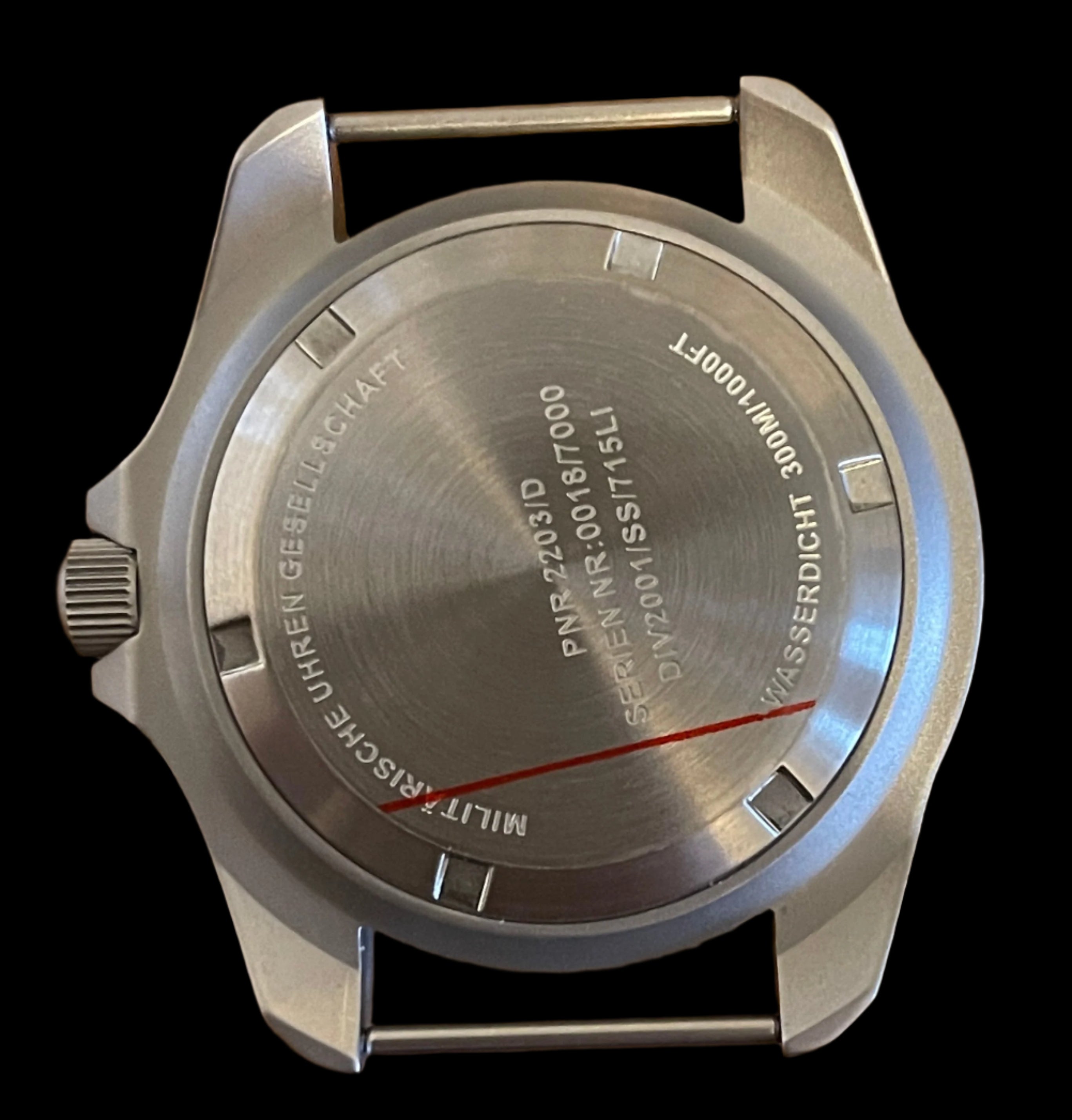 20 x 18mm, 20mm, 22mm or 24mm Watch Pins Designed to Create the Appearance of a Military Watch with Fixed Solid Bars