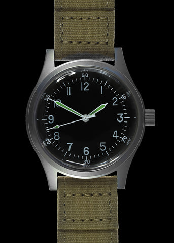 A-17 U.S 1950s Korean War Pattern Military Watch with Plexiglass/Acrylic Crystal (Automatic)