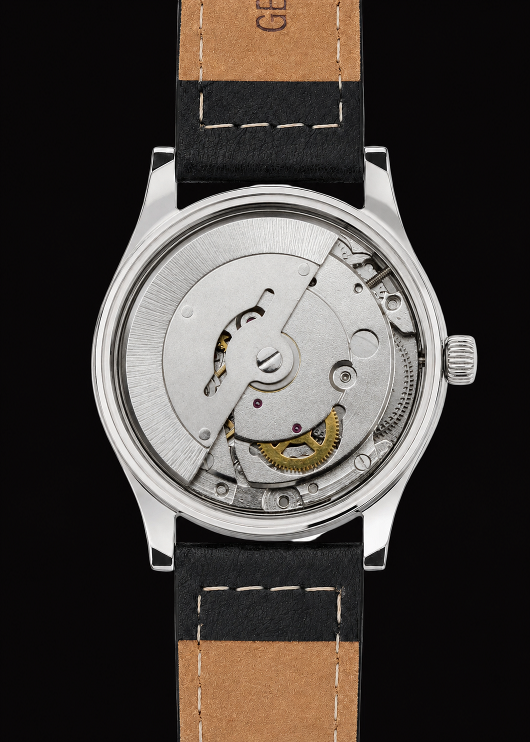 Aeschbach WW2 Pattern German Wehrmacht & Luftwaffe Dienstuhr (Army/Airforce Service Watch) with 21 Jewel Automatic Mechanical Movement