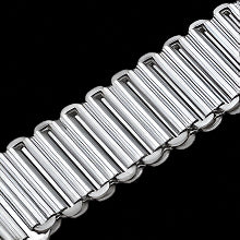 20mm Retro 1940/50s "Bonklip" Style Stainless Steel Bracelet Ideal for - Ideal for Antique or Retro Style Watches