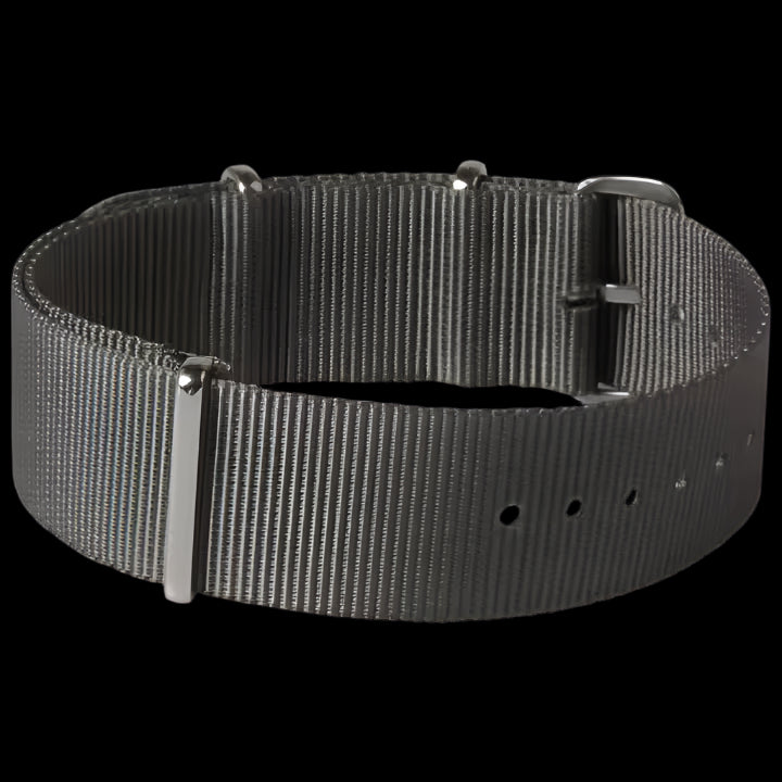 20mm Admiralty Grey NATO Military Watch Strap In Ballistic Nylon With 20mm Admiralty Grey NATO Military Watch Strap In Ballistic Nylon With