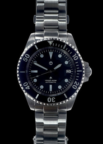 MWC 24 Jewel 1982 Pattern 300m Automatic Military Divers Watch with Sapphire Crystal on a Stainless Steel Bracelet