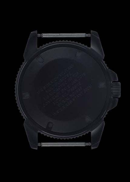 MWC P656 2025 Model PVD Tactical Series Watch with GTLS Tritium, Sapphire Crystal and Ten Year Battery Life (Non Date Version)