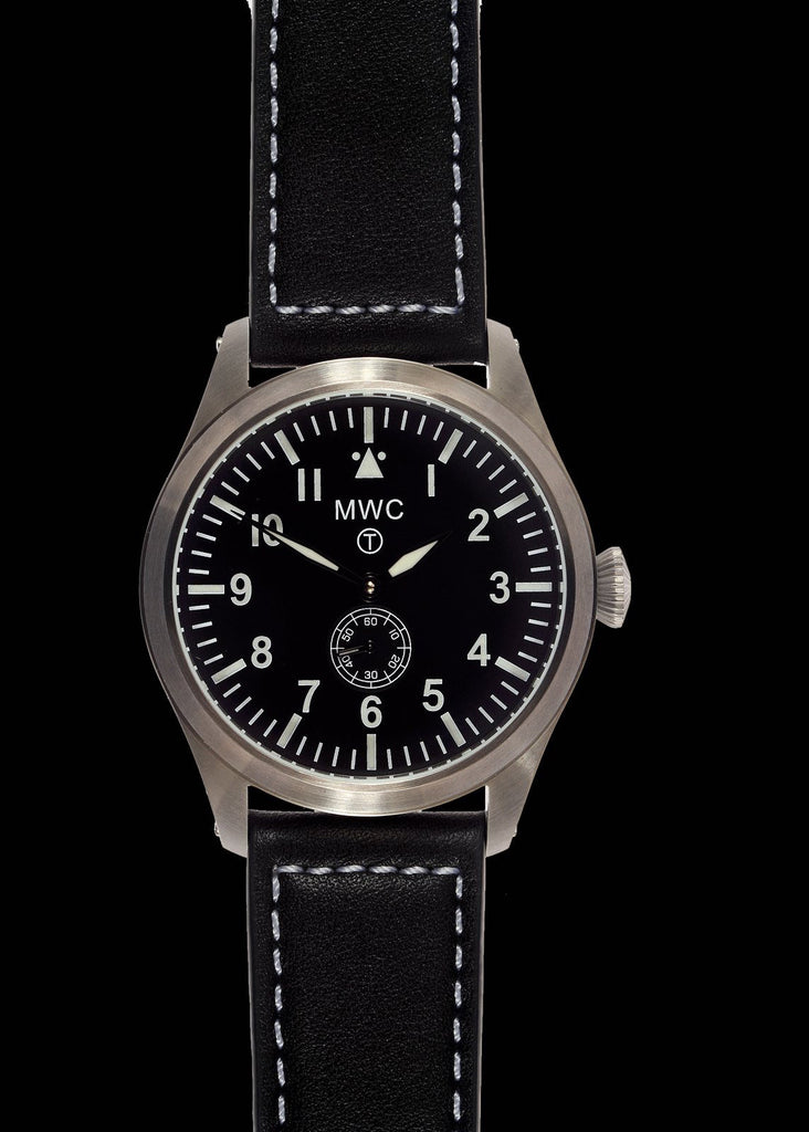 MWC Classic 46mm Limited Edition XL Automatic Military Pilots Watch with Sapphire Crystal