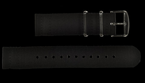 20mm "Blue and Black" NATO Military Watch Strap