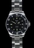 MWC 2021 Model 21 Jewel 300m Automatic Military Divers Watch with Sapphire Crystal and Ceramic Bezel on a Steel Bracelet