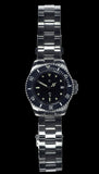 MWC 21 Jewel 300m Water Resistant Automatic Military Divers watch on Steel Bracelet with Sapphire Crystal and Ceramic Bezel